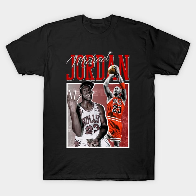 Michael Jordan 23 - Basketball Player T-Shirt by Diamond Creative